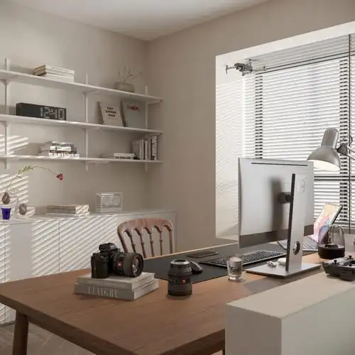 室内效果图梦想中的书房