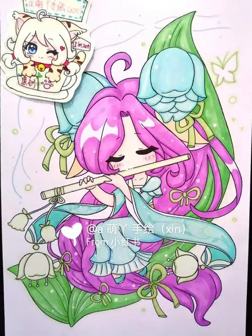 十二星座天蝎座原创手绘动漫简笔画画的日常