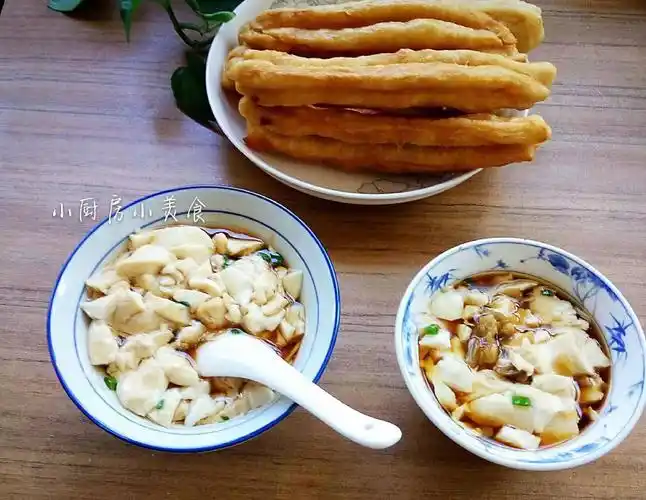 原创早餐:2分钟做好豆腐脑,3分钟炸好油条,叫外卖都没有这么快
