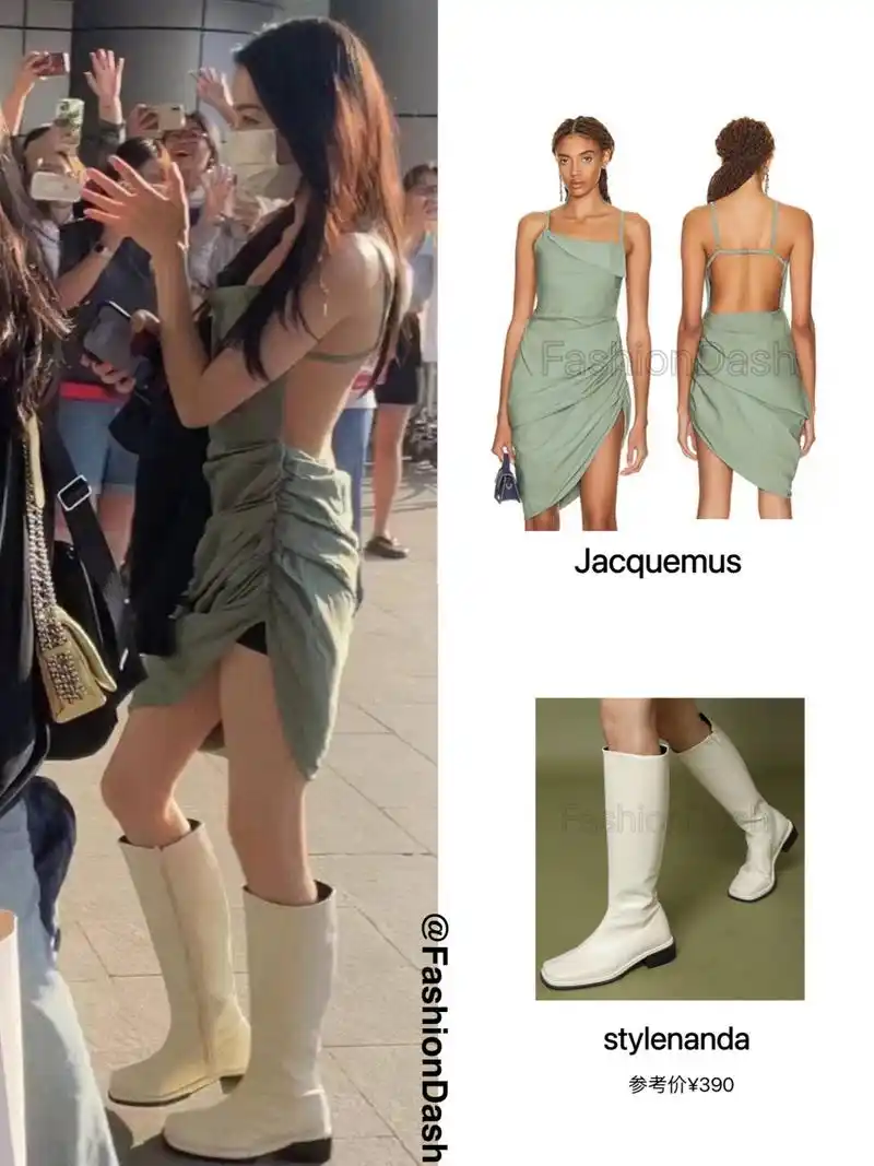 迪丽热巴近期街拍私服穿搭,好辣好瘦!