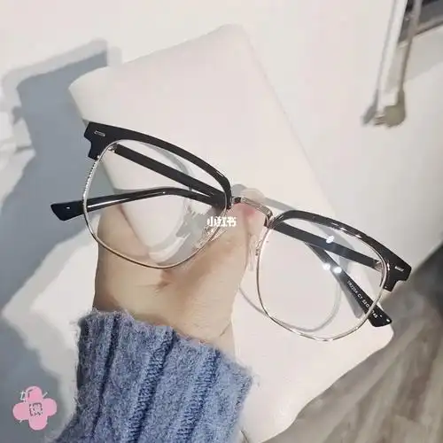 你们要的理工男时尚半框眼镜来