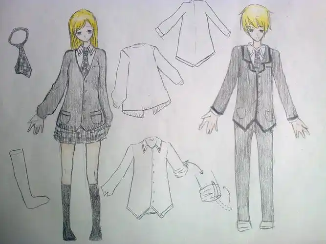 90后"缤纷校服设计"大赛作品展示