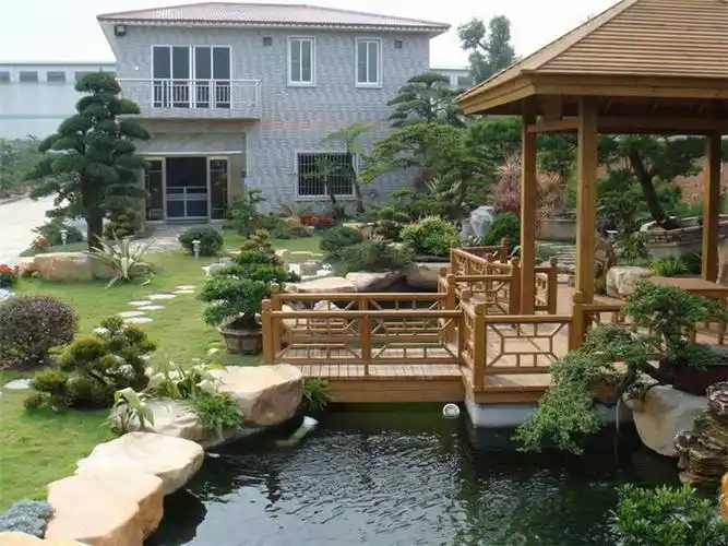 庭院水景 水景设计 别墅水池水景设计施工 假山设计制作