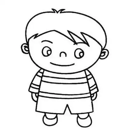 小男孩的头像简笔画怎么画