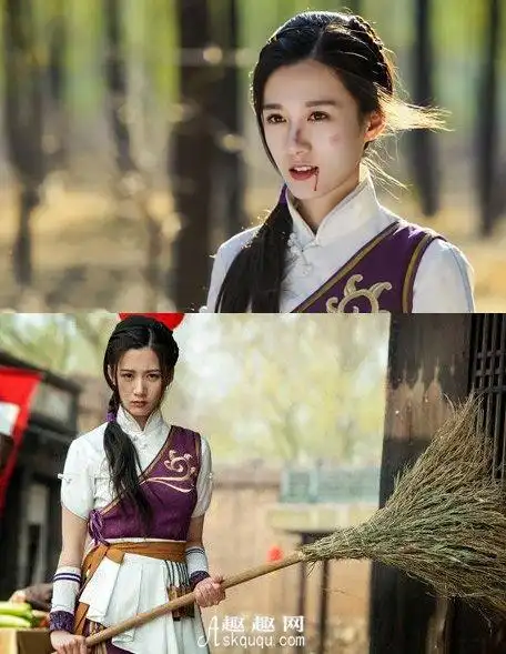 《月供》和古装剧《仙剑客栈》里,徐悦分别饰演了小丽和林月如