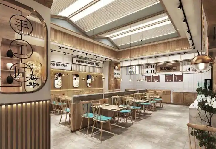 禅意空间店面装修设计面馆门头餐馆厅