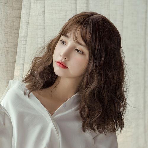 长发自然复古公主长卷发