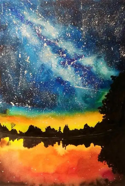 简单星空画 星空怎么画简单又漂亮