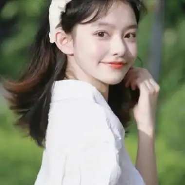 清新唯美小众女生头像真人