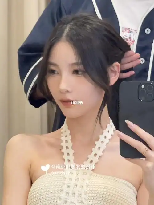 女生修颜瘦脸八字刘海78太显温柔气质了叭