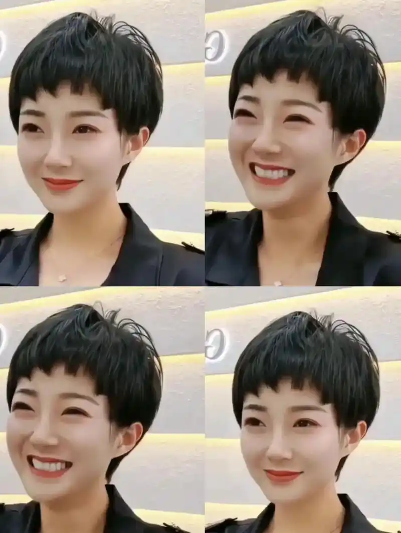 超美短发剪短成这样美发师说女人超多35岁一定要尝试 - 抖音