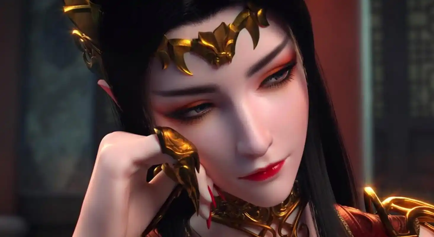 美杜莎,又名彩鳞,原为加码帝国塔格儿大沙漠蛇人族女王,在天焚练气