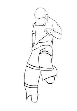 热血少年的简笔画