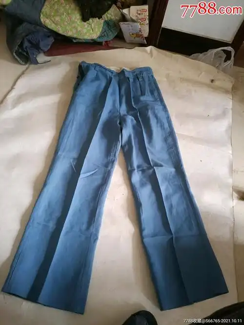 怀旧56十年代老旁开门裤