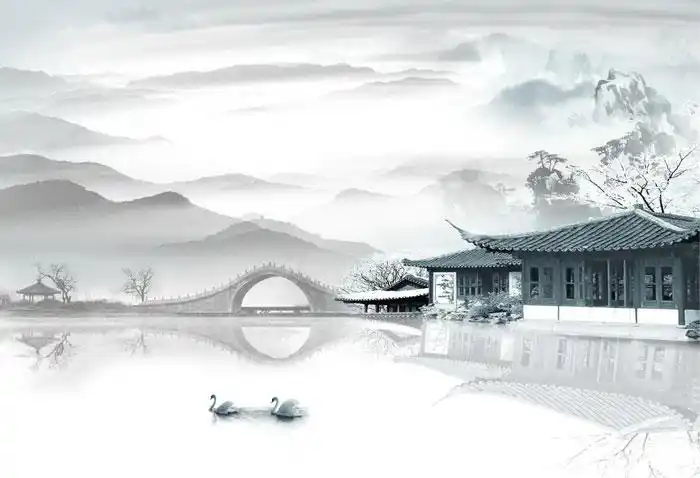 ps美女签名图设计教程:学习制作水墨江南古风美女签名图.南古女签