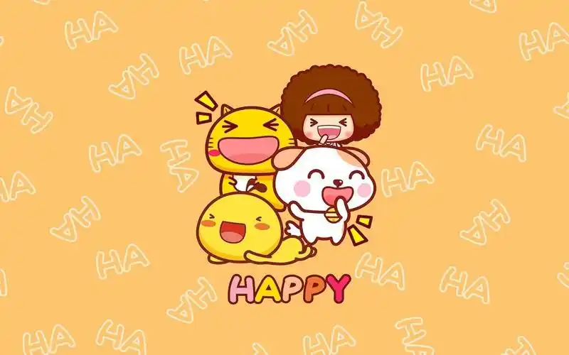 好朋友卡通图片壁纸-高清背景图-zol桌面壁纸