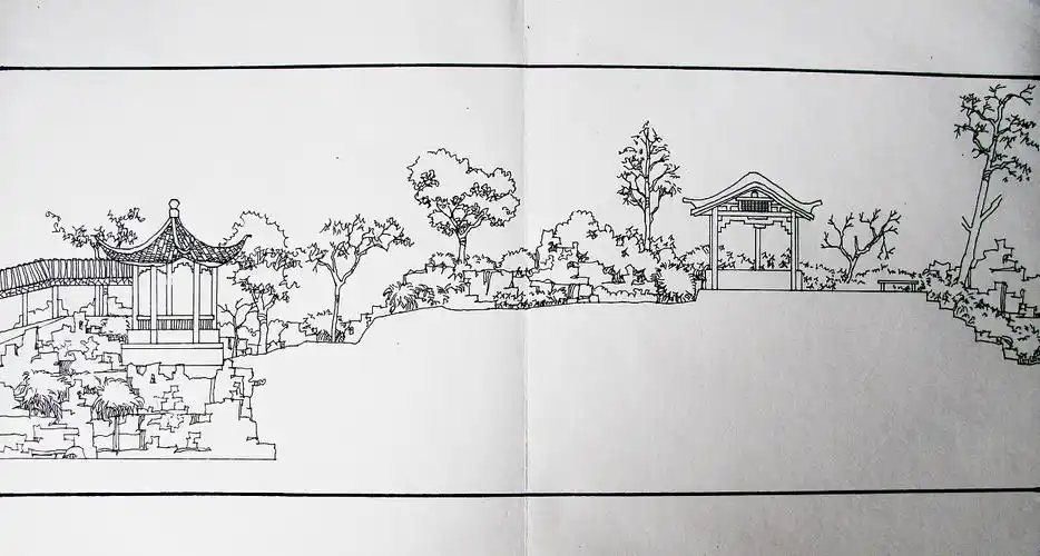 一组中国式园林设计图