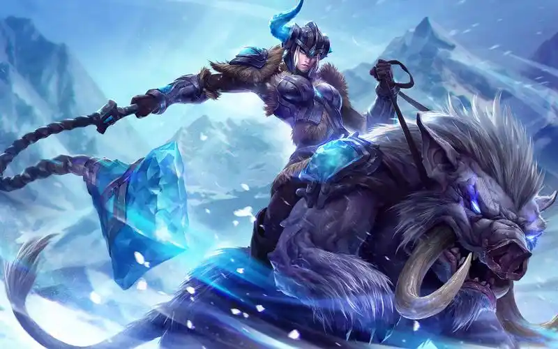 英雄联盟,猪女,凛冬之怒,瑟庄妮,游戏英雄联盟壁纸图片