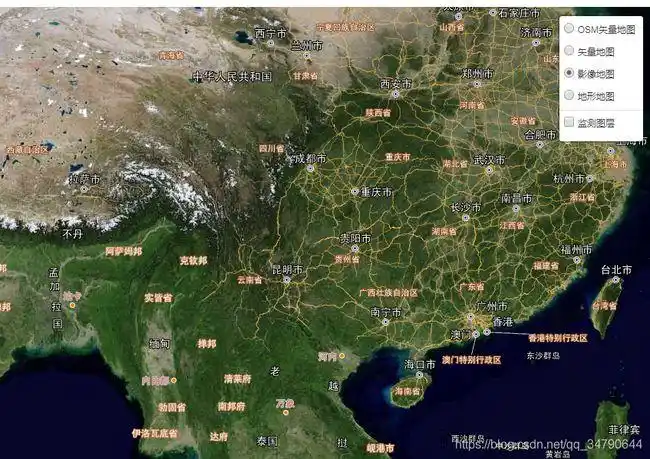 leaflet加载天地图dataserver