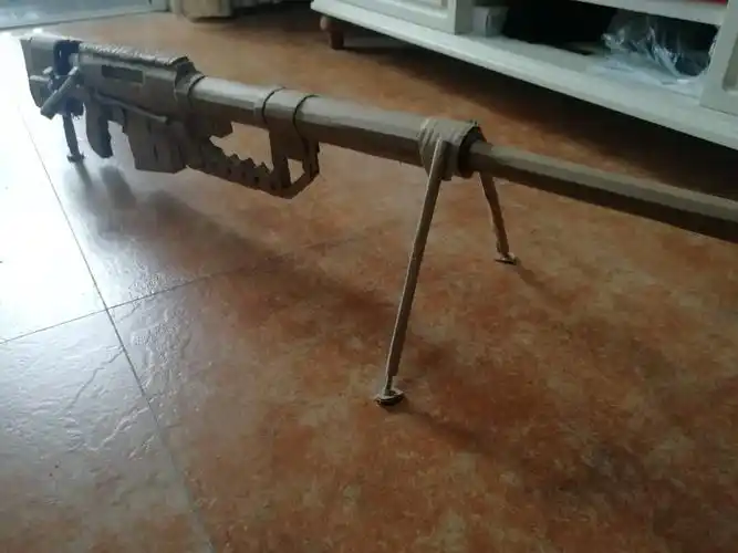 自制cheytacm200狙击步枪不可发射纸板模型