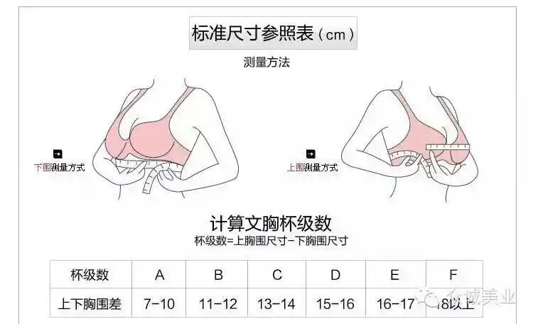 5是b罩杯,12.5-15是c罩杯,15-17.5是d罩杯,以此类推.