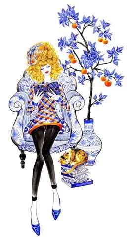 【云想衣裳花想容】时尚手绘