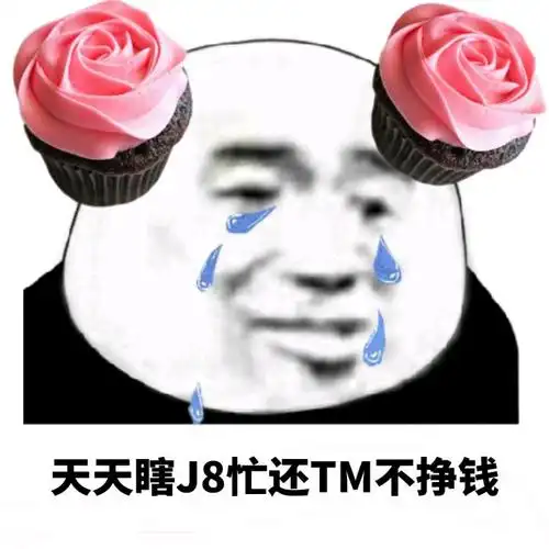 天天瞎 jb 忙还 tm 不挣钱(熊猫头)_jb_tm_熊猫_挣钱_天天表情