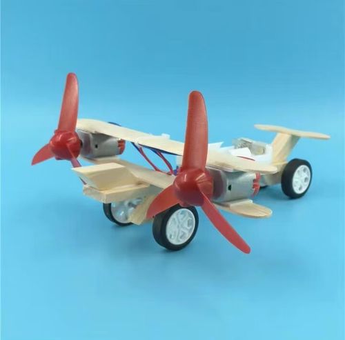 小学生科学实验科技手工小制作小发明自制矿泉水瓶电动飞机diy材料包