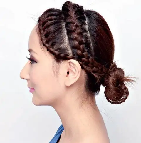 简单的花式编发发型图片 绝对唯美个性