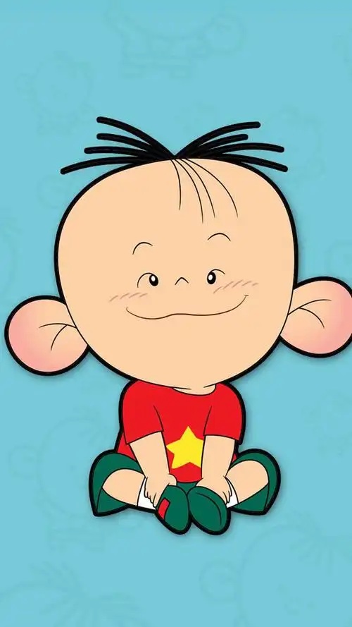 手机壁纸,卡通,大耳朵图图