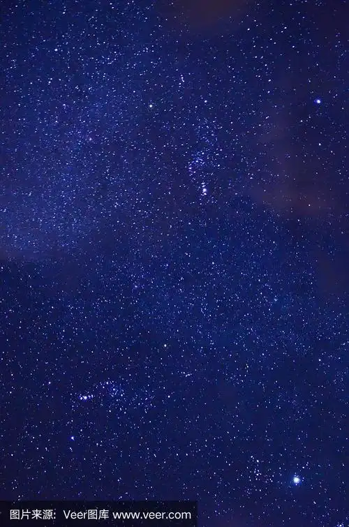 有星星的深蓝色夜空