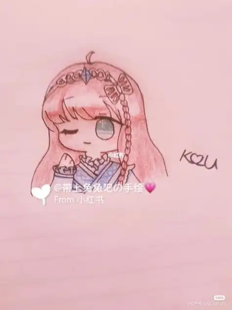 宁荣荣q版简笔画宁荣荣q版简笔画简单