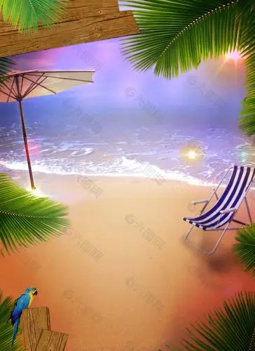 夏天主题海报背景背景素材免费下载(图片编号:9298018)-六图网