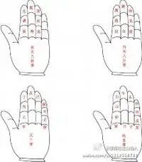 [转载]八卦解析掌诀图掐指神算秘诀