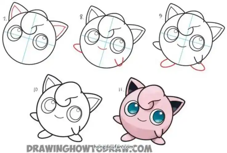 小精灵手绘简笔画大全