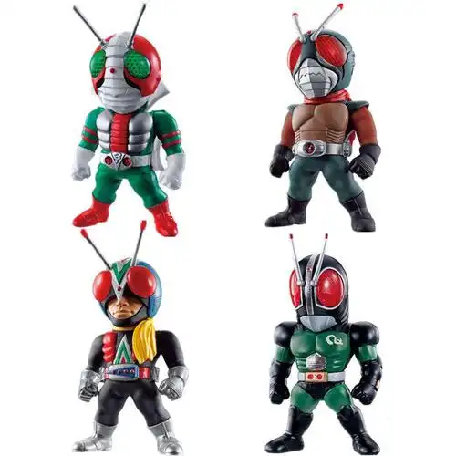 wcf假面骑士蒙面超人电王q版奥特曼玩具模型摆件男孩礼物玩偶女生潮流