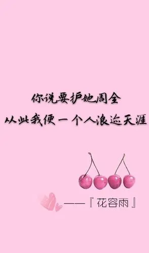 你说要护她周全,从此我便一个人浪迹天涯