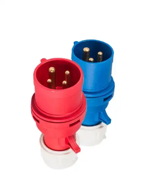 德力西航空工业插头插座3芯4三相电380v公母对接防水连接器32a