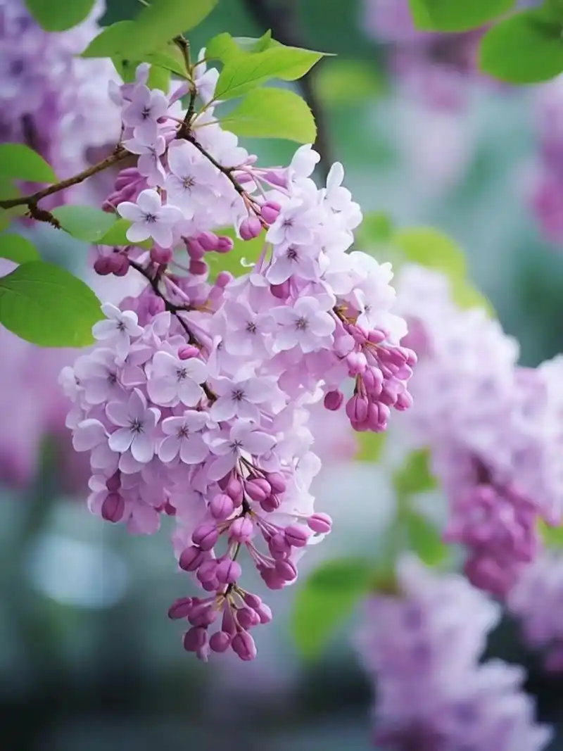 它属于木犀科或紫丁香属,是一种落叶灌木或小乔木