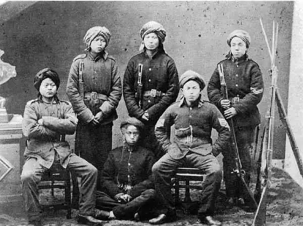 太平天国战士的真实照片 和电视上两码事(组图)