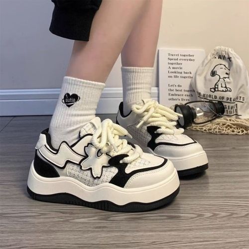 羽若清莎夏天青少年鞋子女运动鞋初中学生波鞋童绿色春夏2024新款中孩