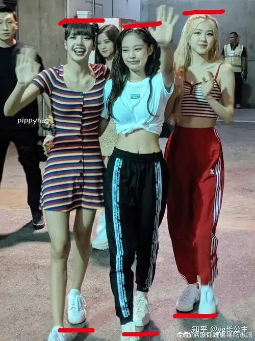 为什么jennie跟身高168的rosé同框看起来没差多少 和157的裴珠泫同框