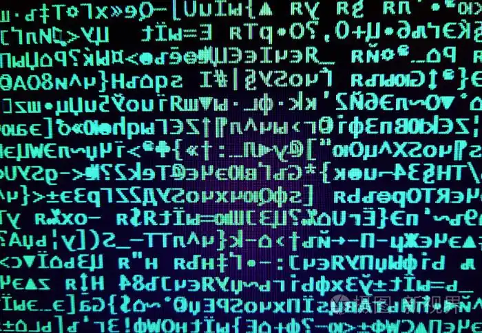 绿色黑客代码在显示控制台例证背景