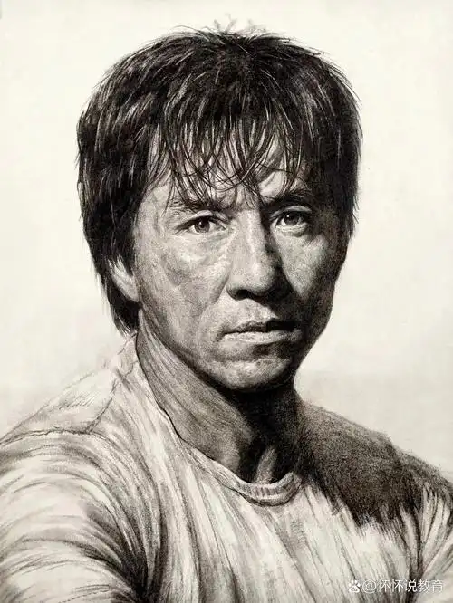 明星写生 | 素描成龙