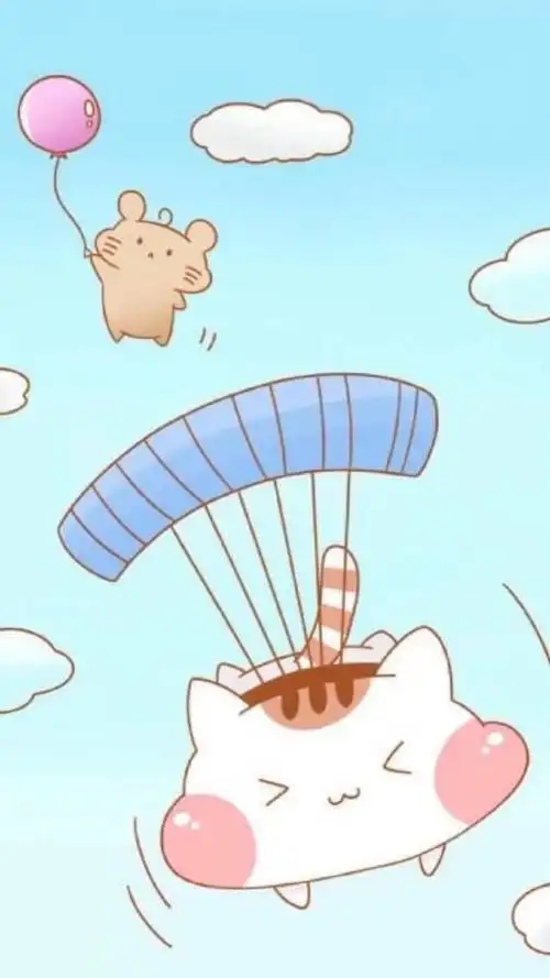 简单 插画 萌物 小清新 平铺 可爱壁纸"