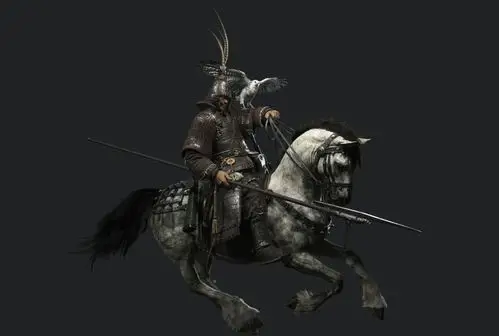 中国3d设计师cuishiying骑马武士男将军