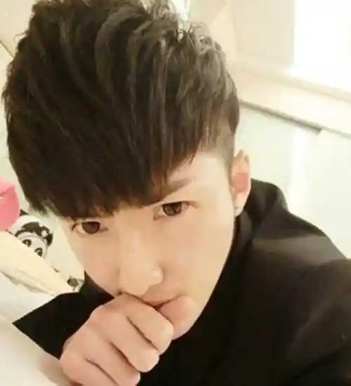 自信潇洒男生蓬松离子烫