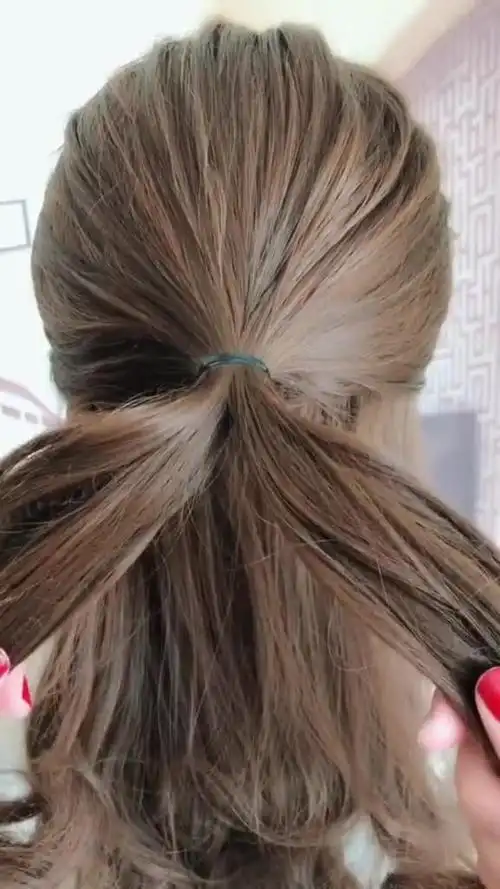 碎发多的这样扎