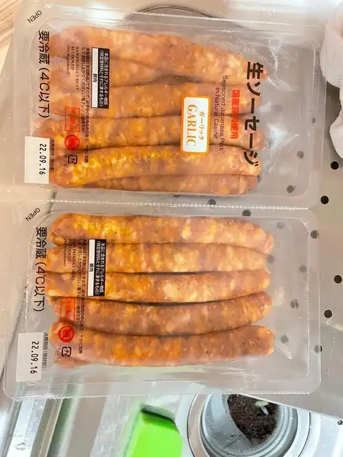 美国大超市的香肠