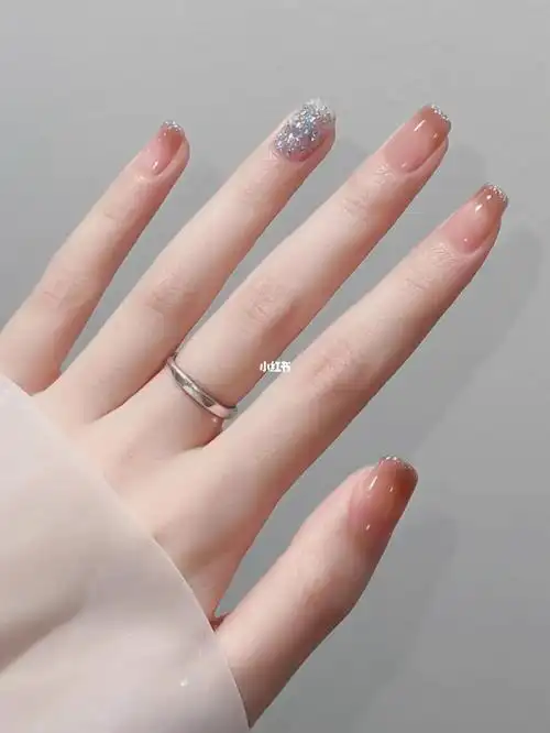 夏日美甲77冰透简约果冻78